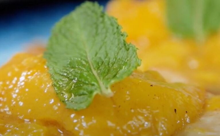 Receta mexicanas crepas de mango