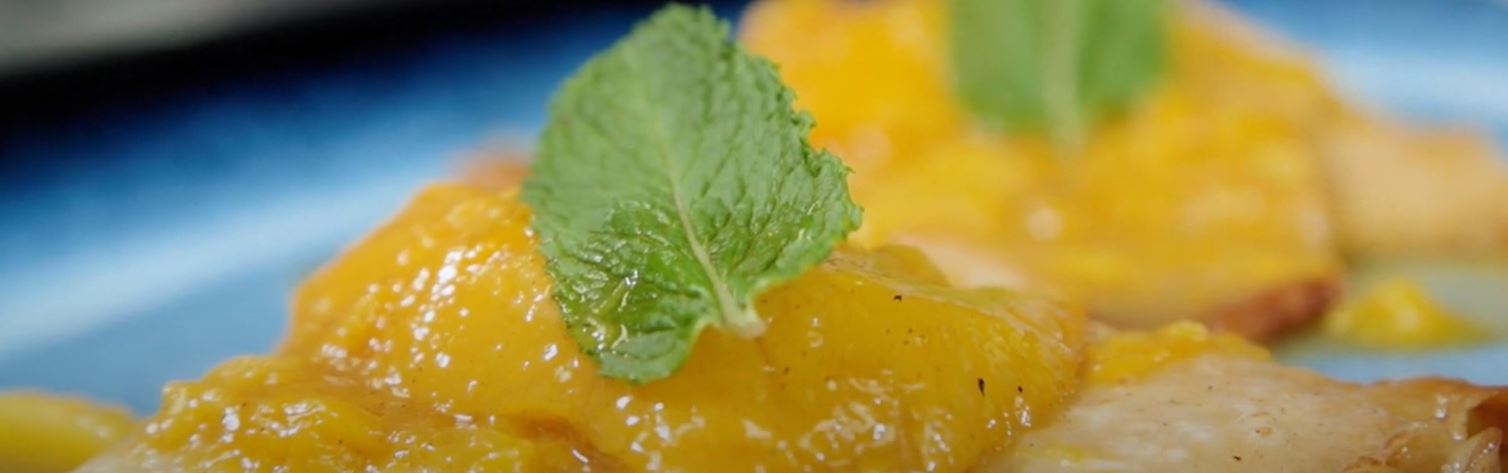 Receta mexicanas crepas de mango