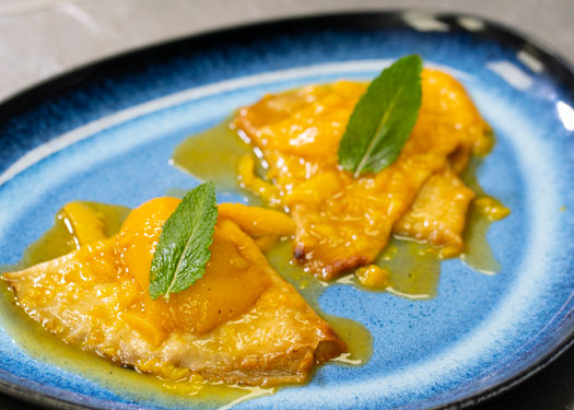 Crepas de Mango al Mezcal Crepas de Mango al Mezcal