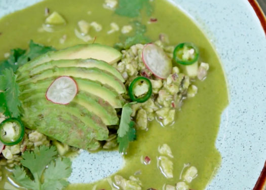 Ceviche Verde de Lubina Ceviche Verde de Lubina