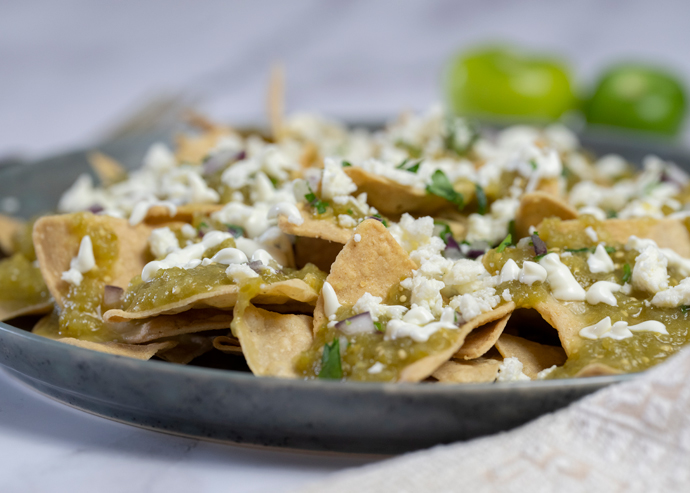 Chilaquiles Verdes con Huevos - Casa de Mexico