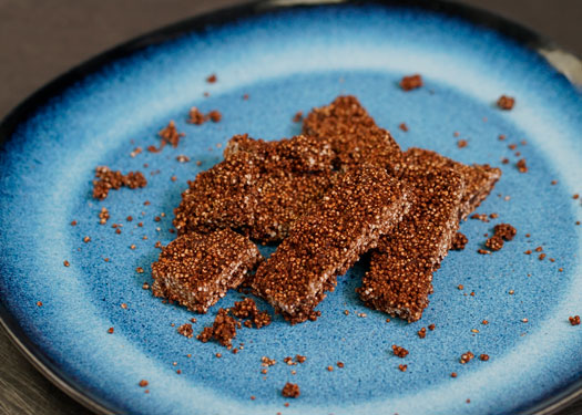 Palanquetas de Amaranto con Chocolate Oscuro Palanquetas de Amaranto con Chocolate Oscuro