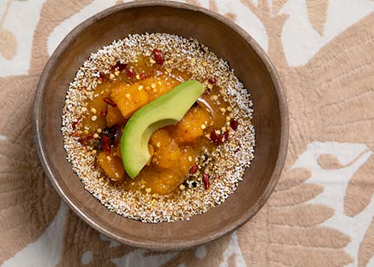 SOPA DE CALABAZA CON AMARANTO SOPA DE CALABAZA CON AMARANTO