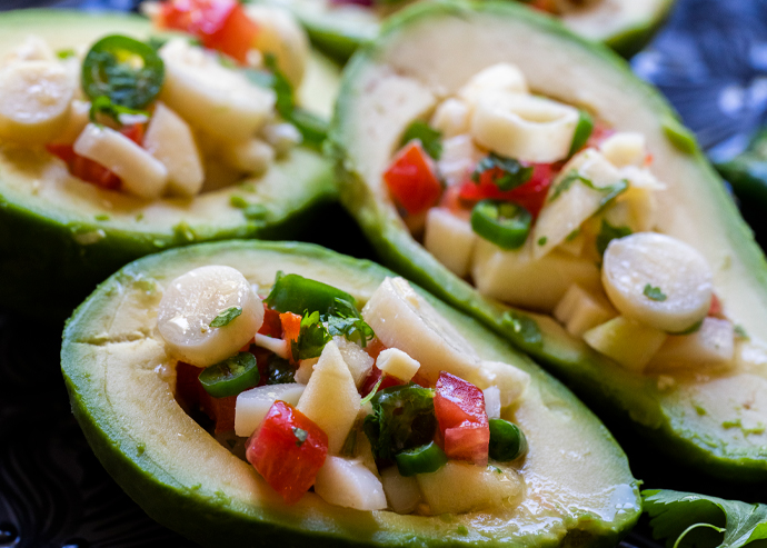 Aguacate Relleno de palmito