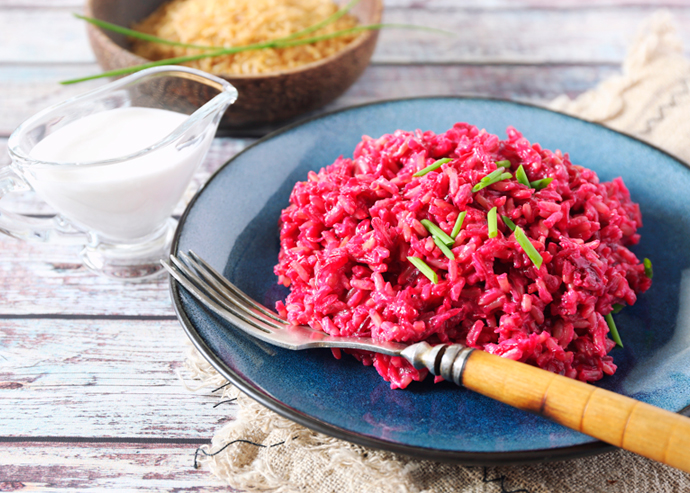 Arroz rosa