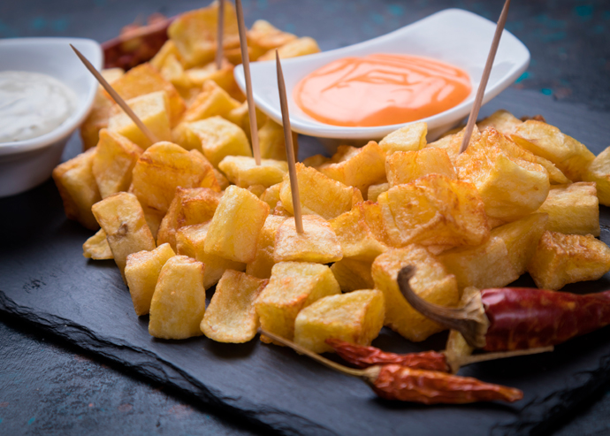 Patatas bravas saludables