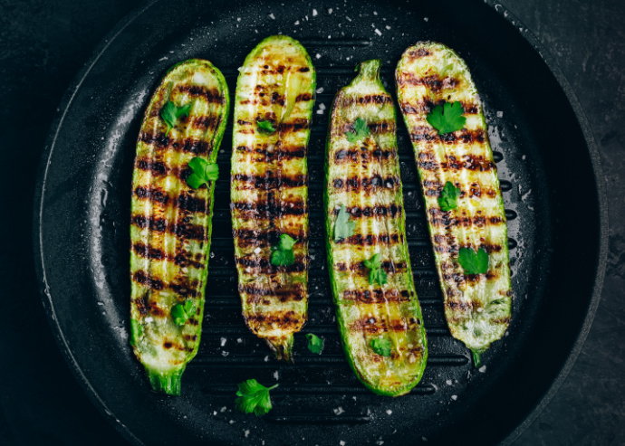 Tacos de calabacitas asadas