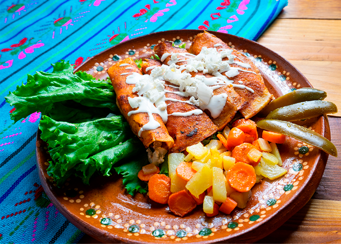 Enchiladas queretanas