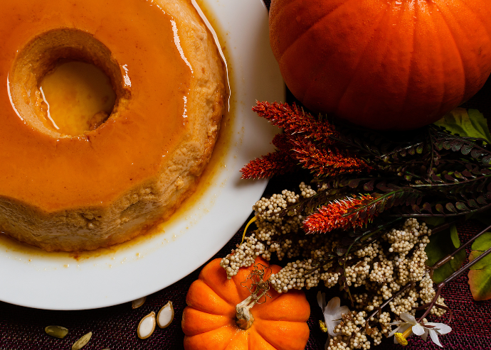 Flan de calabaza