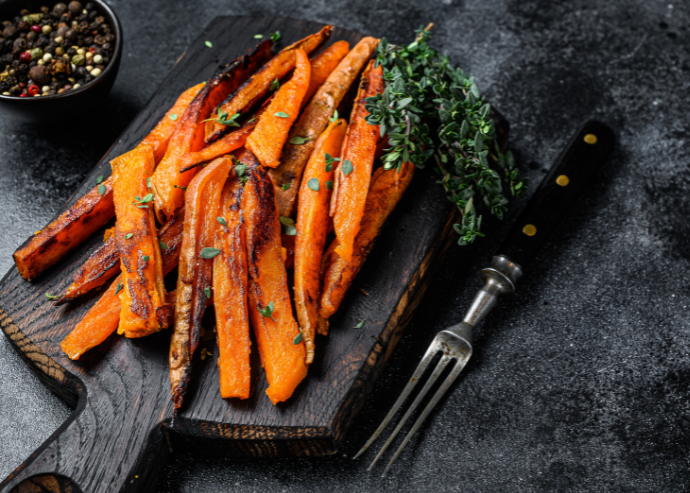 Bastones de camote con paprika 