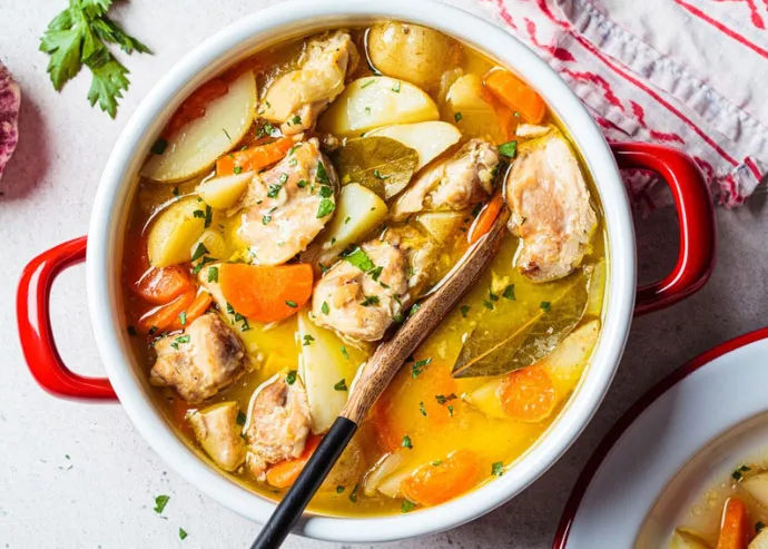 Pollo en escabeche Pollo en escabeche