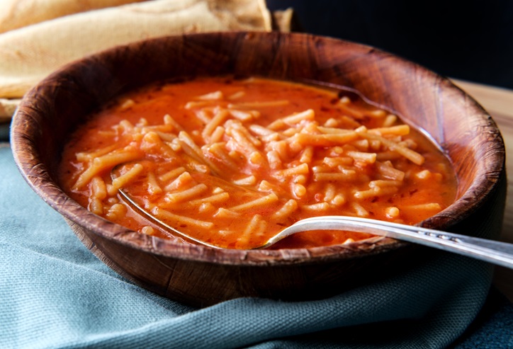 Sopa de fideo aguadita