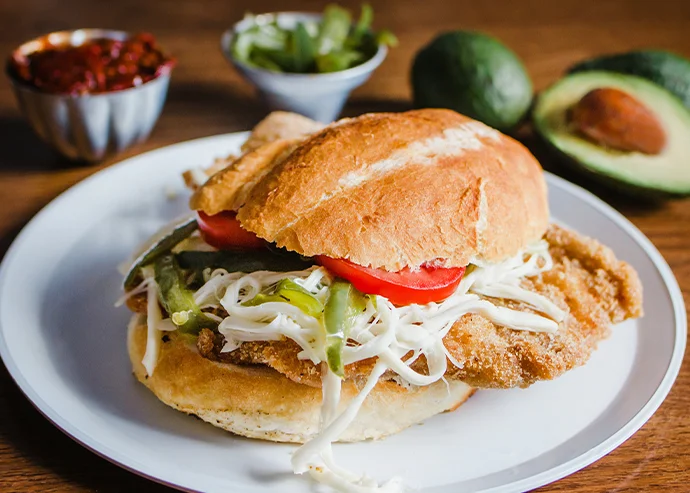 Torta de milanesa y quesillo