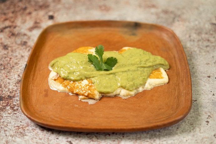 Queso panela tatemado