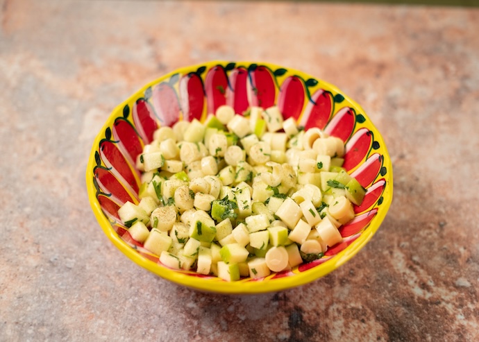 Ceviche de palmito