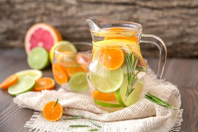 Agua fresca de cítricos
