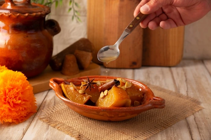 Calabaza en tacha del día de muertos