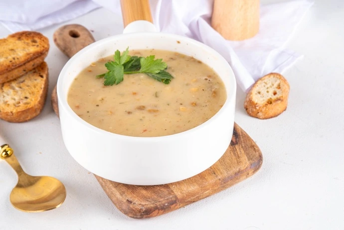 Crema de tecomates de maíz