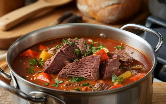 Barbacoa de res en olla