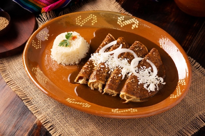 Enmoladas de Pollo